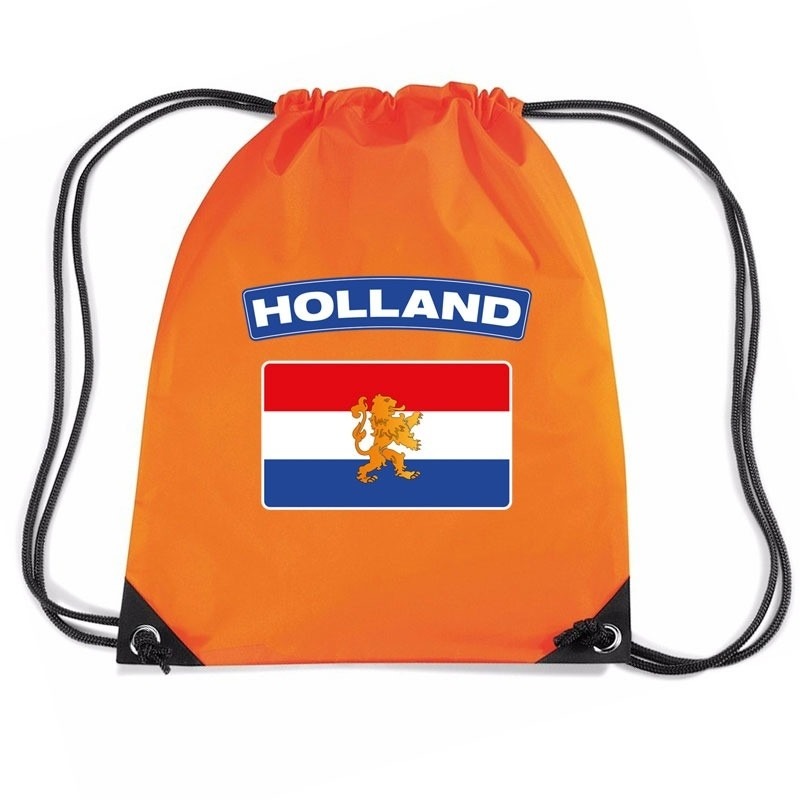 Oranje Holland vlag rugzak