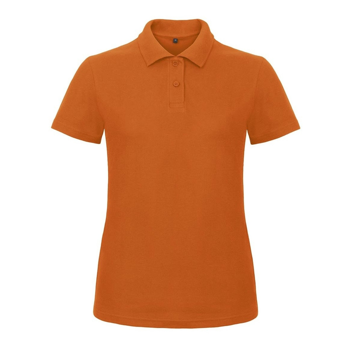 Oranje poloshirt - polo t-shirt basic van katoen voor dames