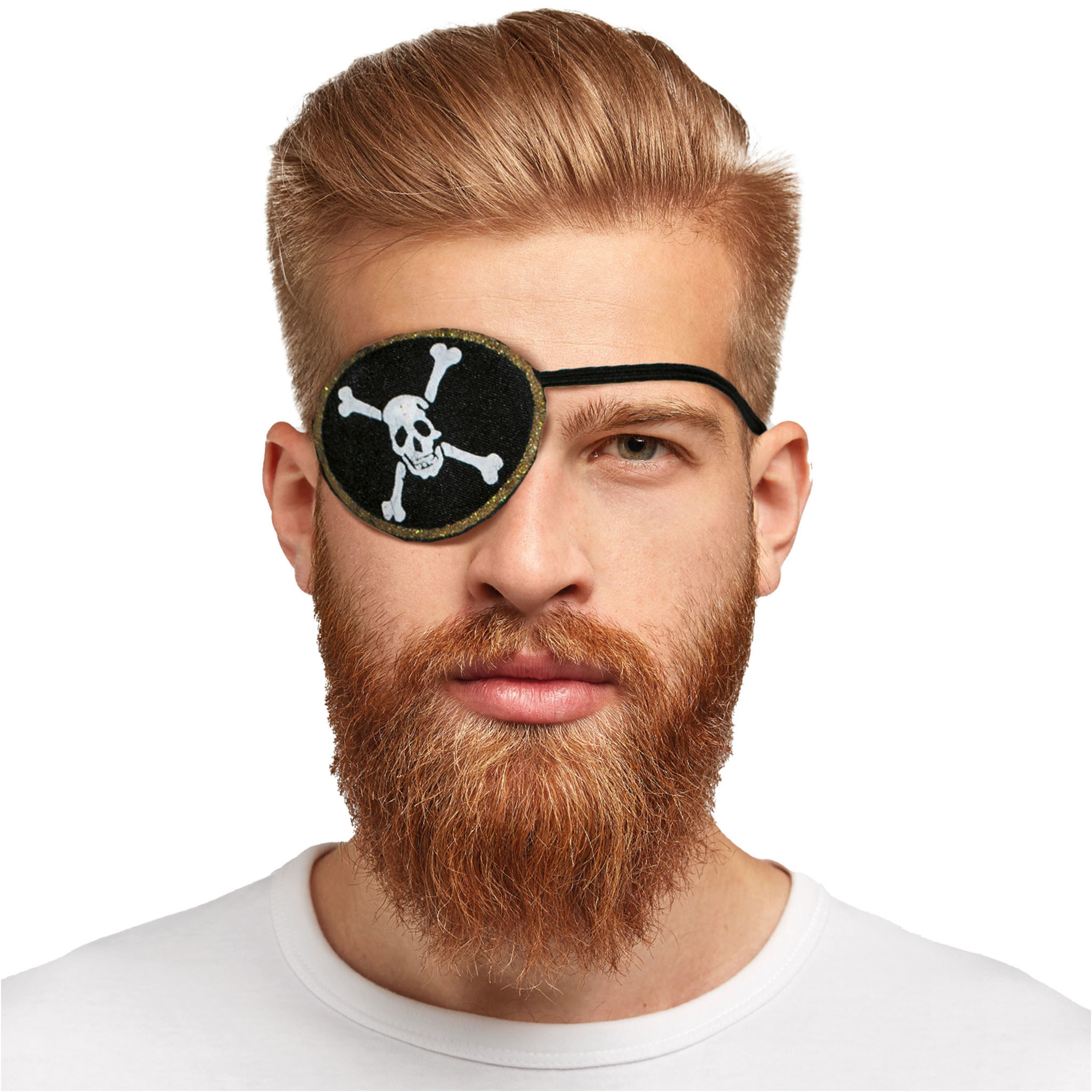 Piraten ooglapje deluxe