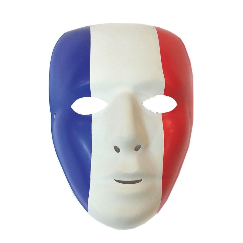 Plastic masker Frankrijk