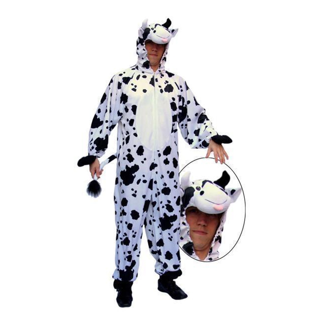 Pluche koeien verkleed kostuum volwassenen