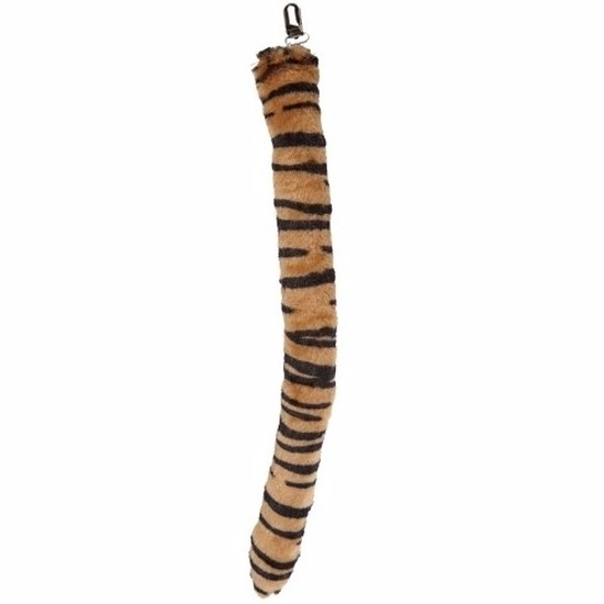 Pluche tijger verkleed staart 50 cm