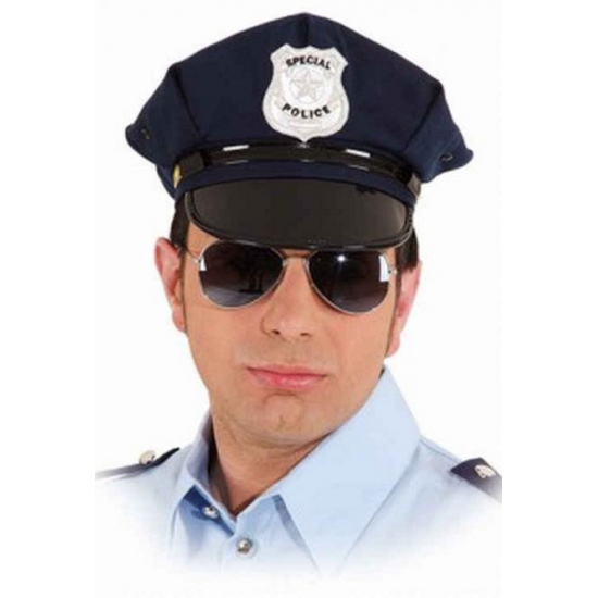 Politie pet blauw voor volwassenen