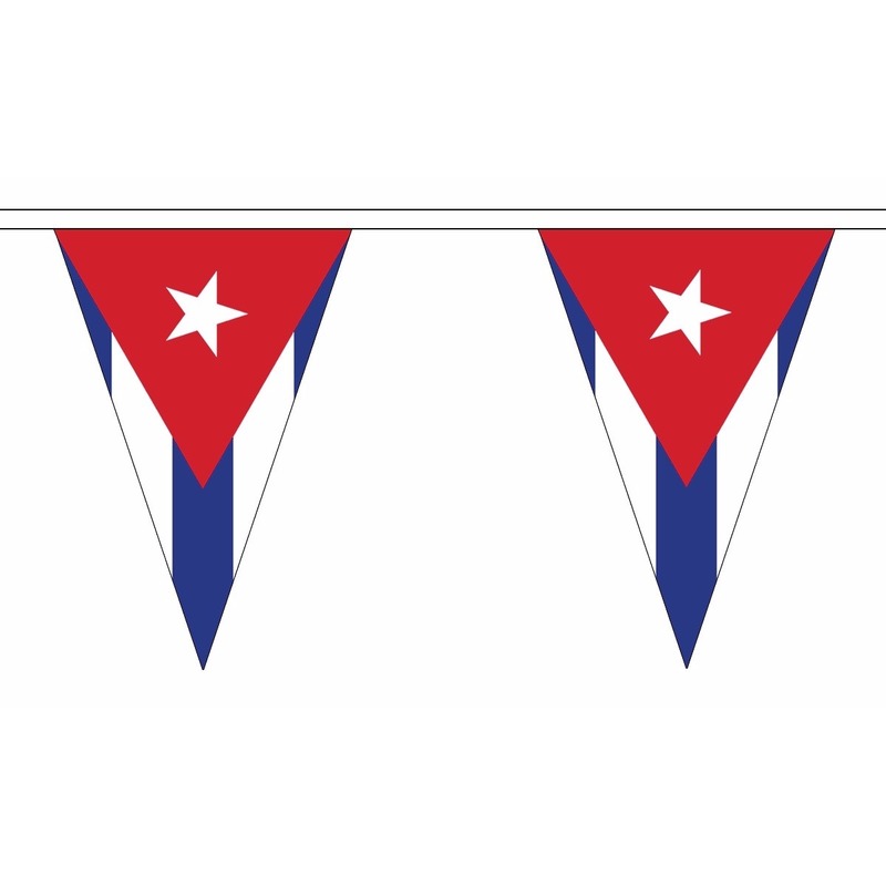 Polyester vlaggenlijn Cuba 5 meter