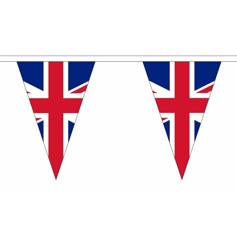 Polyester vlaggenlijn Verenigd Koninkrijk 5 meter