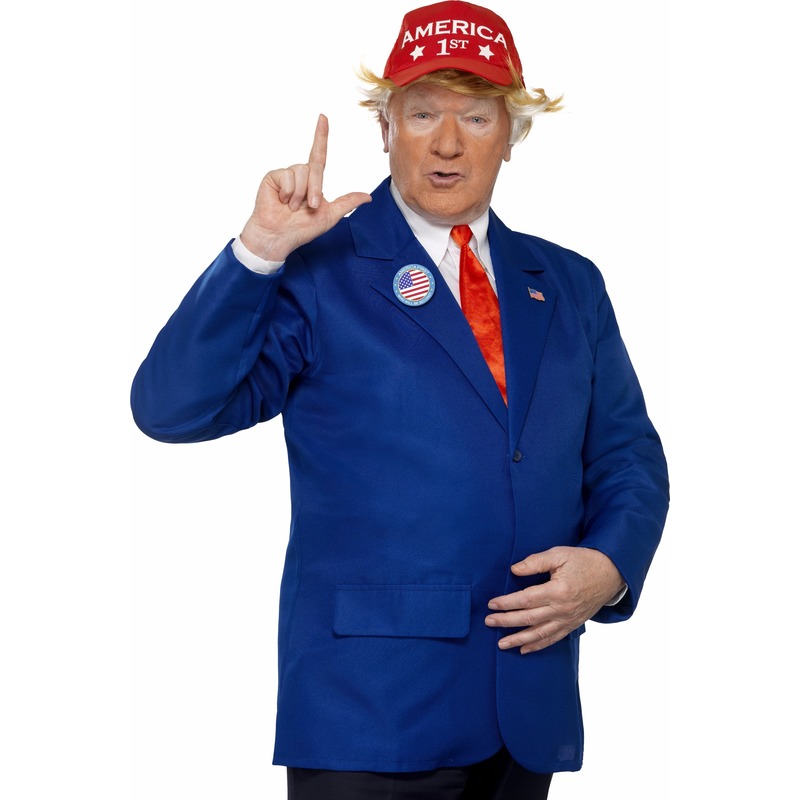 President Trump kostuum 4-delig