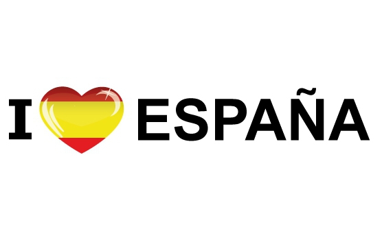 Reiskoffer sticker I Love Espana