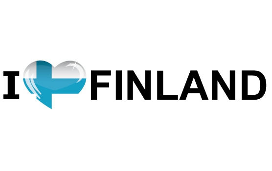Reiskoffer sticker I Love Finland