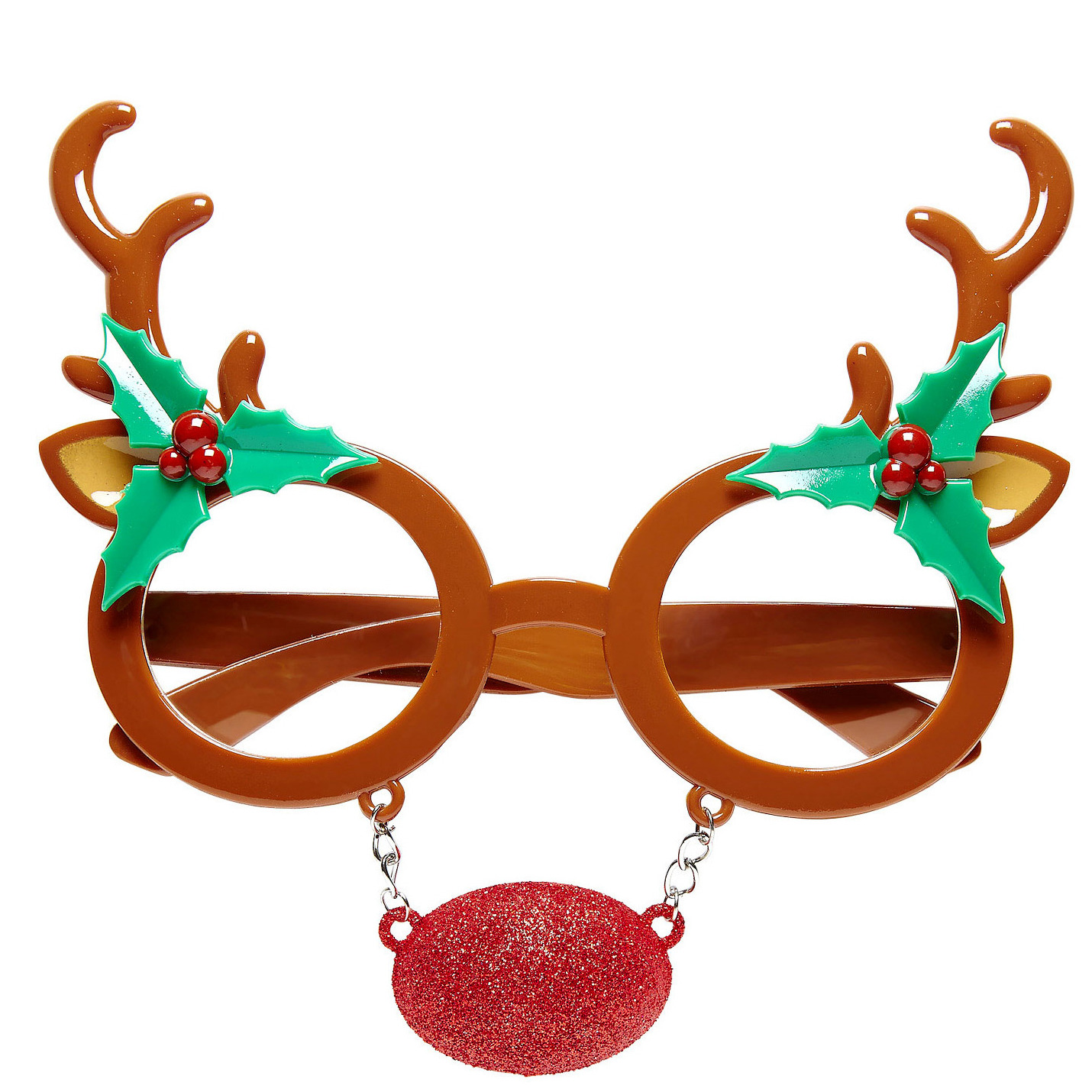 Rendier bril/feestbril kerst accessoires