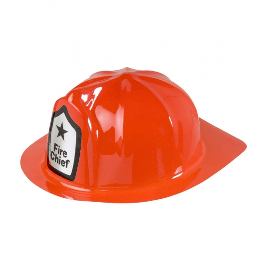 Rode brandweer verkleed helm