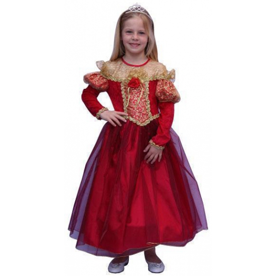 Rode prinsessen jurk voor meisjes