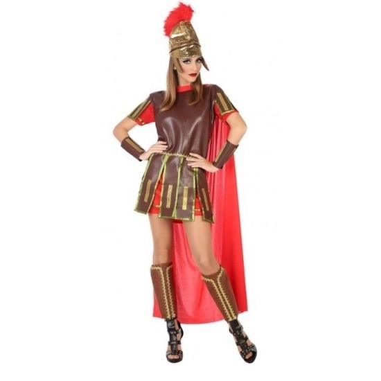 Romeinse soldaat/gladiator Felicia kostuum/jurk voor dames