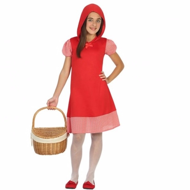 Roodkapje verkleedjurkje voor meisjes
