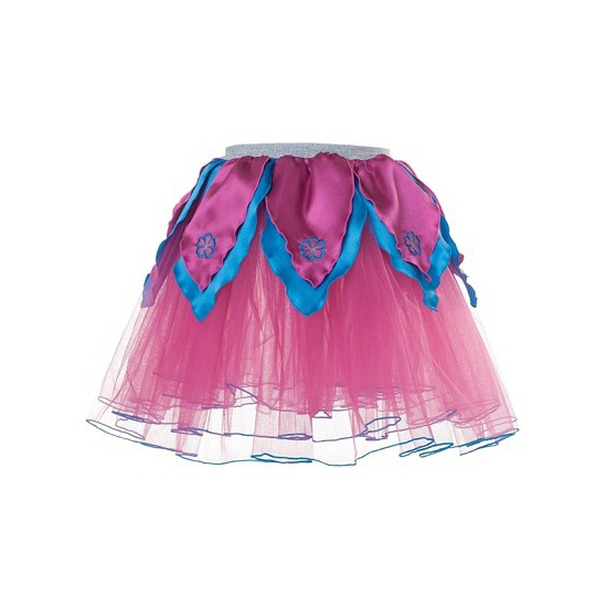 Roze/blauw petticoat/tutu rokje voor meiden