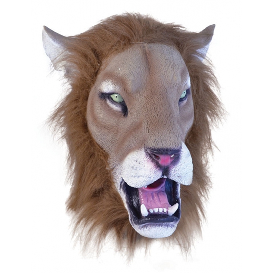 Rubberen luxe leeuwen masker