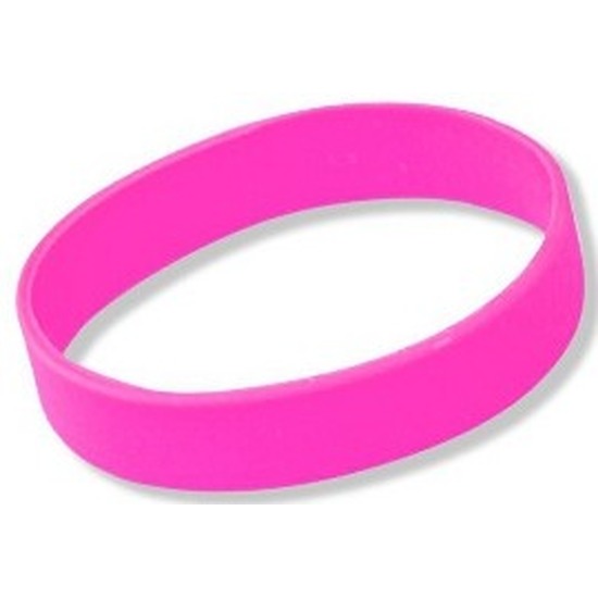 Siliconen armband roze
