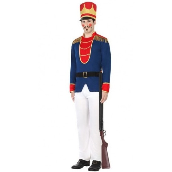 Speelgoed soldaat verkleed kostuum voor heren