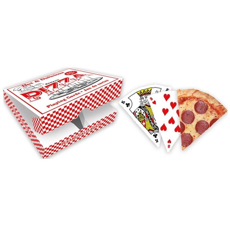 Speelkaarten gadgets pizzapunten