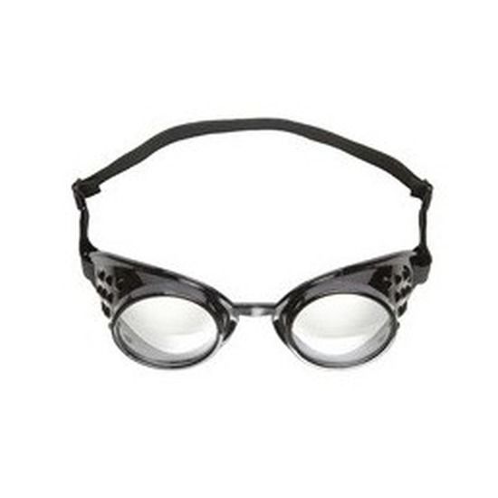 Steampunk bril zwart voor volwassenen