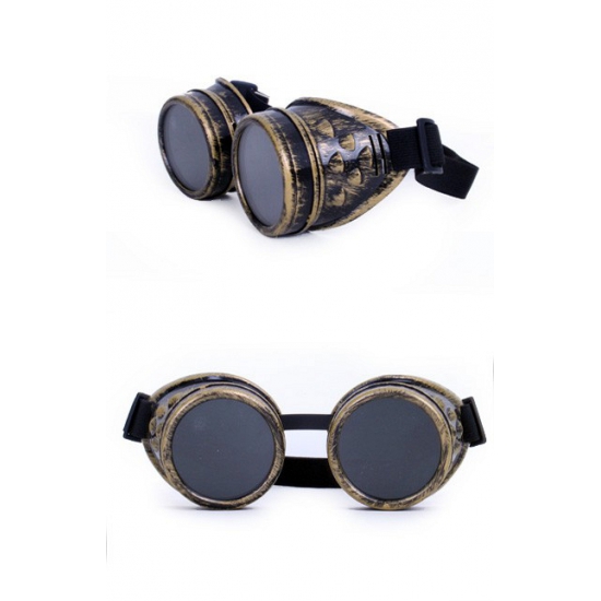 Steampunk feestbrillen van latex