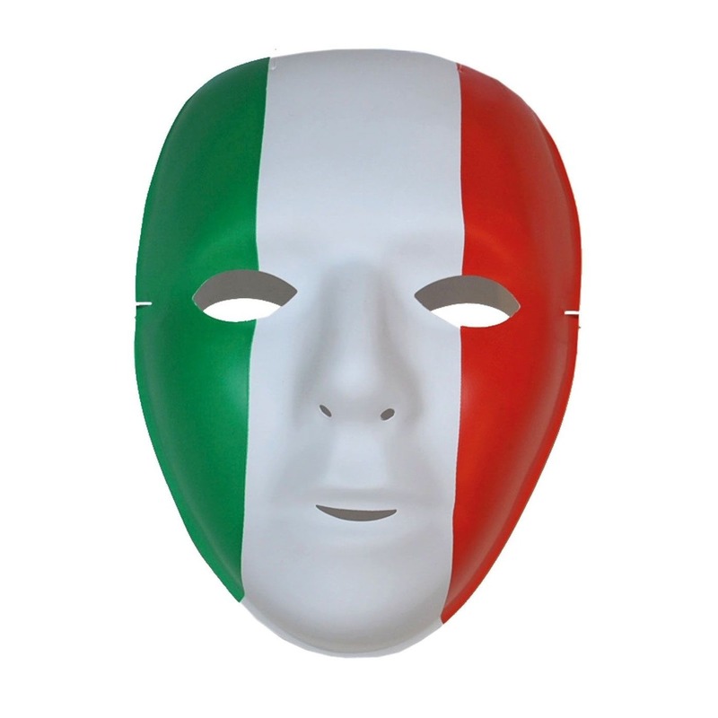Supporters masker rood/groen/wit Italie