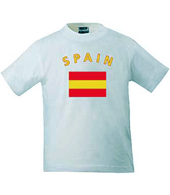 T-shirt vlag Spanje