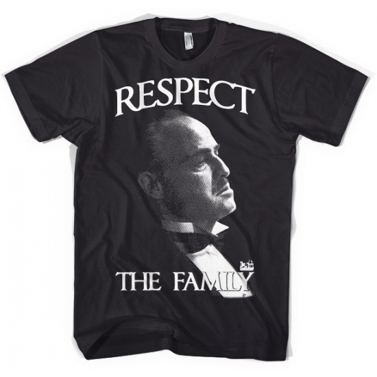 The Godfather Respect the family t-shirt heren