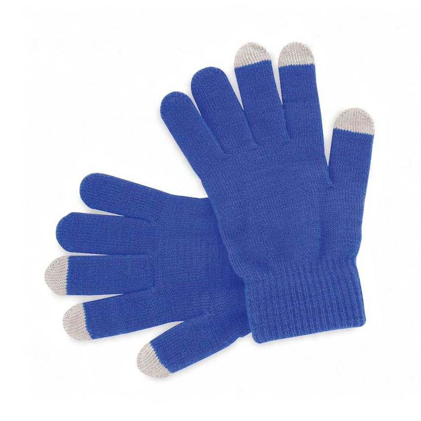 Touchscreen smartphone handschoenen blauw voor volwassenen