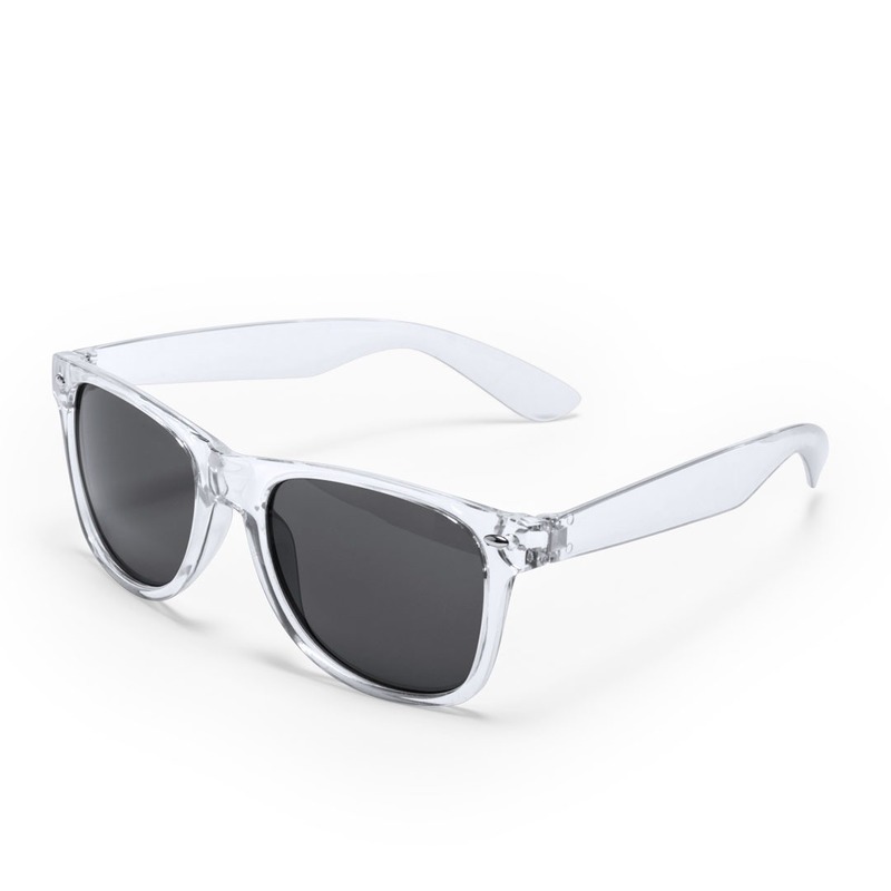 Transparante verkleed accessoire zonnebril voor volwassenen