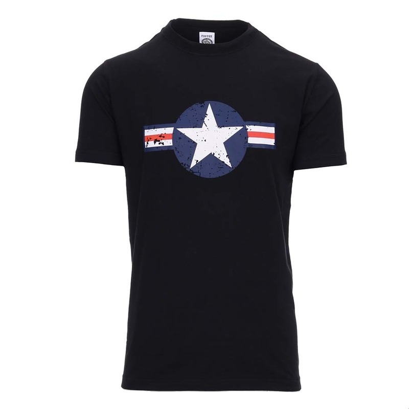 United States Air Force t-shirt zwart