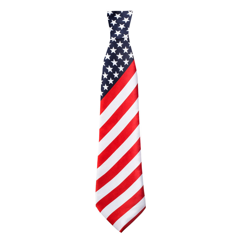 USA Amerikaanse vlag thema verkleed stropdas