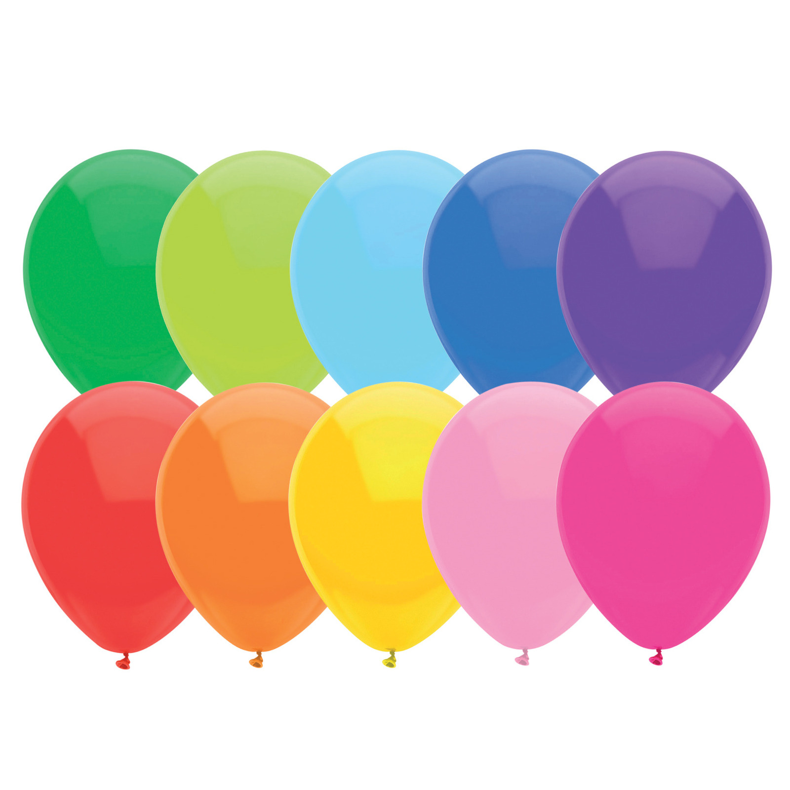 Verjaardag latex party ballonnen gekleurd 50x stuks formaat 30 cm