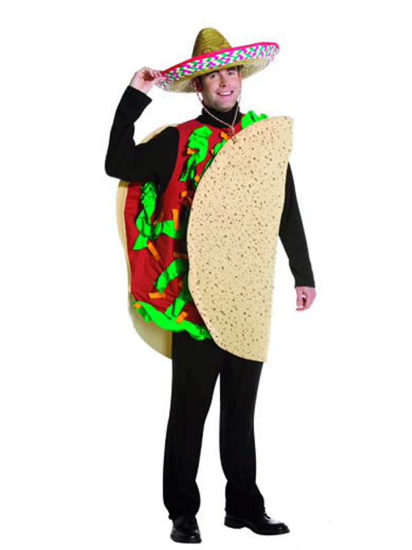 Verkleed als Mexicaan Taco pak