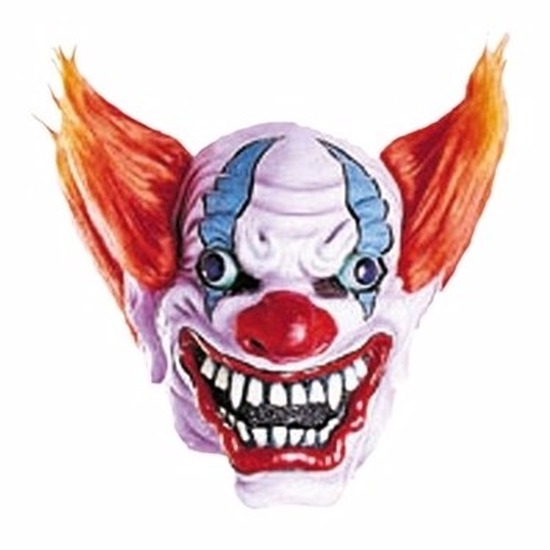Verkleed Crazy clown masker