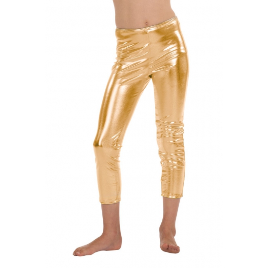 Verkleed Gouden kinder legging