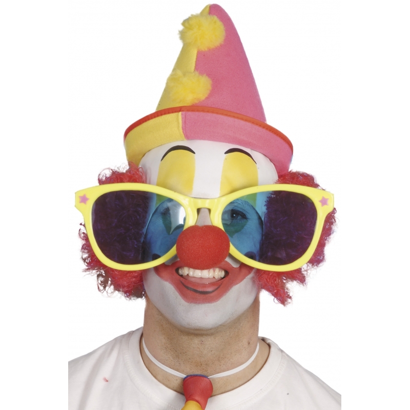 Verkleed Grote clowns bril