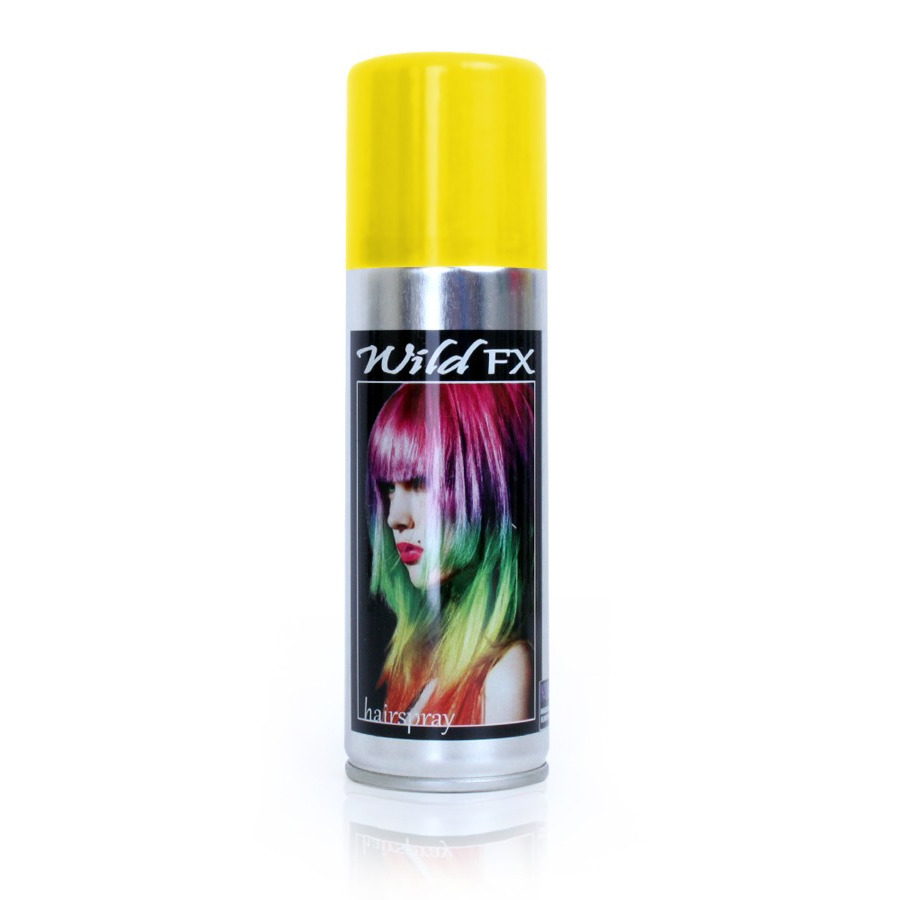 Verkleed Haarspray geel