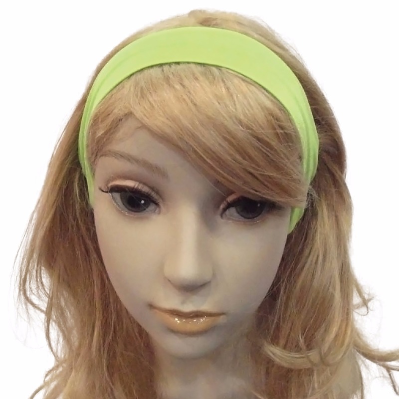 Verkleed Neon groene haarband