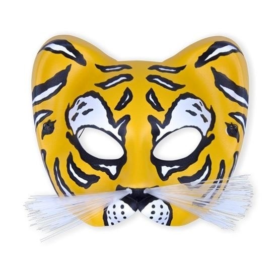 Verkleed Oogmasker tijger