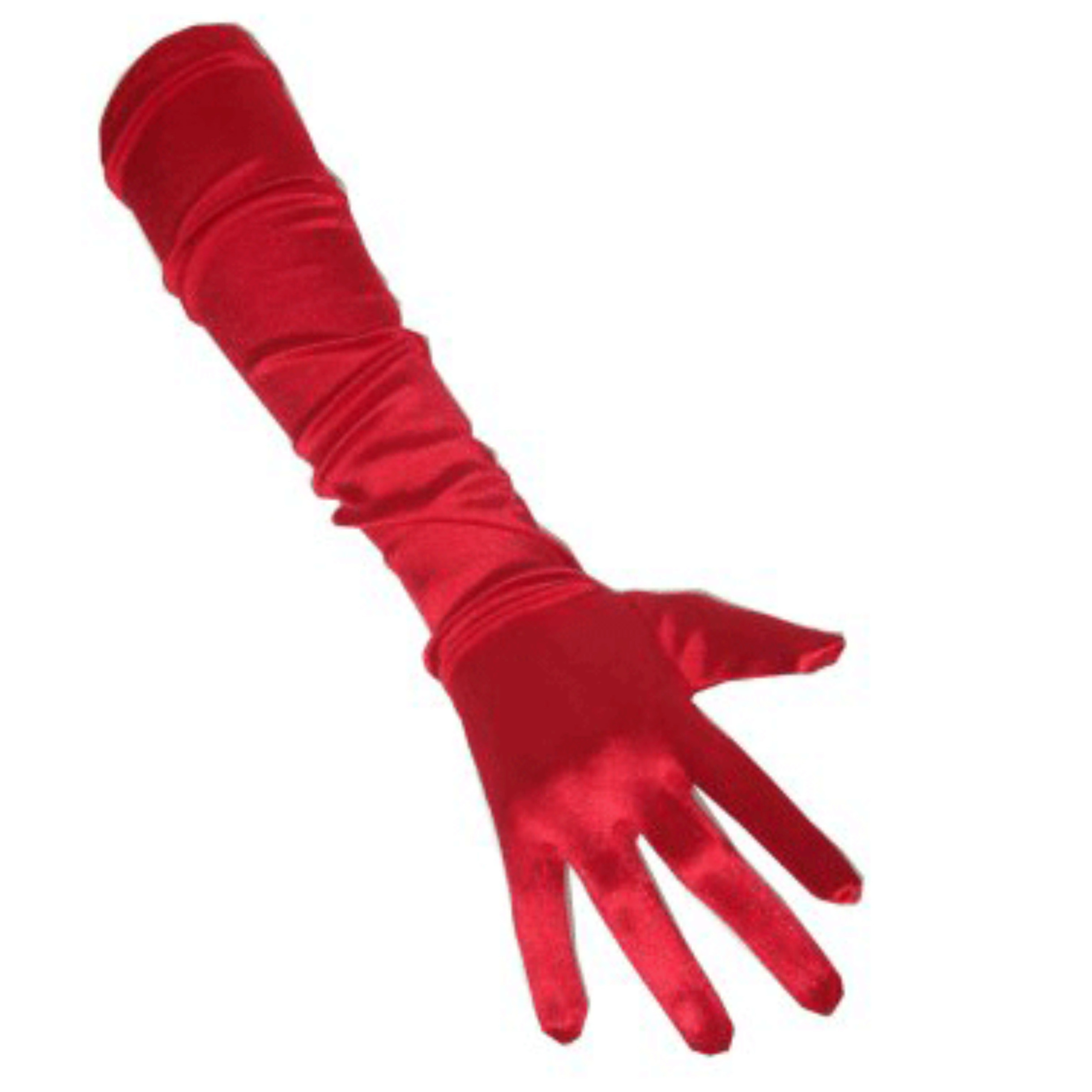 Verkleed Rode handschoenen gala