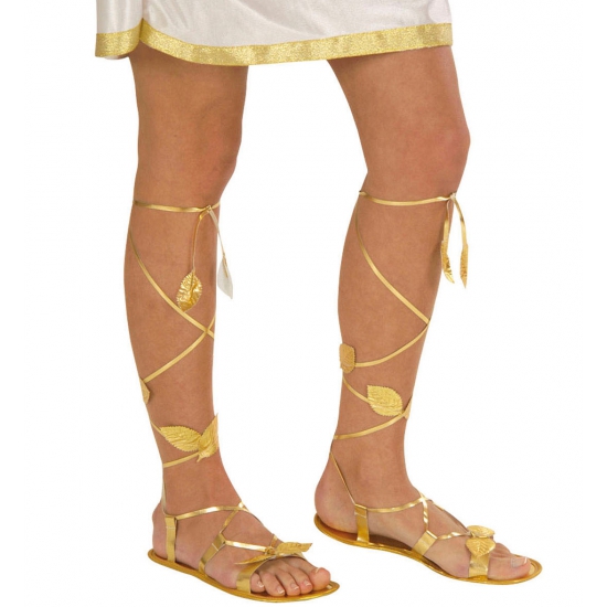 Verkleed Romeinse gouden sandalen