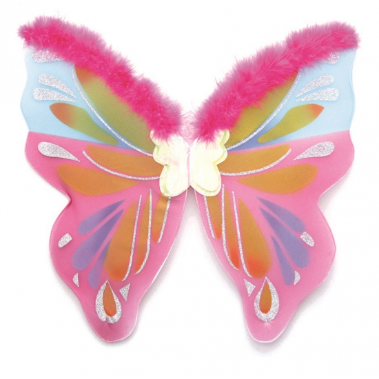 Verkleed Vlinder vleugels gekleurd