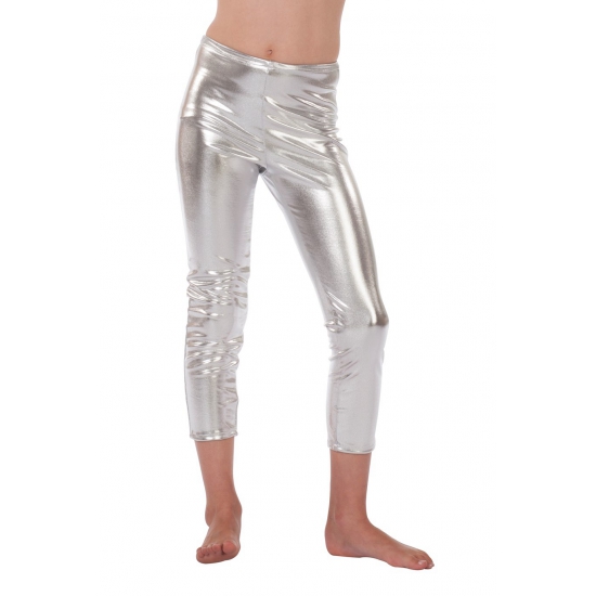 Verkleed Zilveren kinder legging