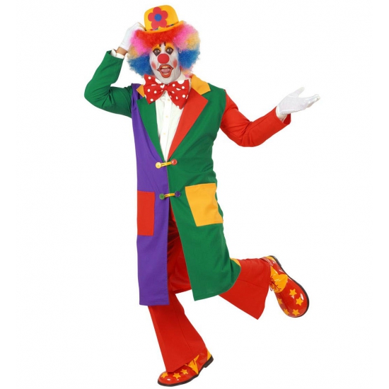 Verkleedkleding Clowns jas voor volwassenen