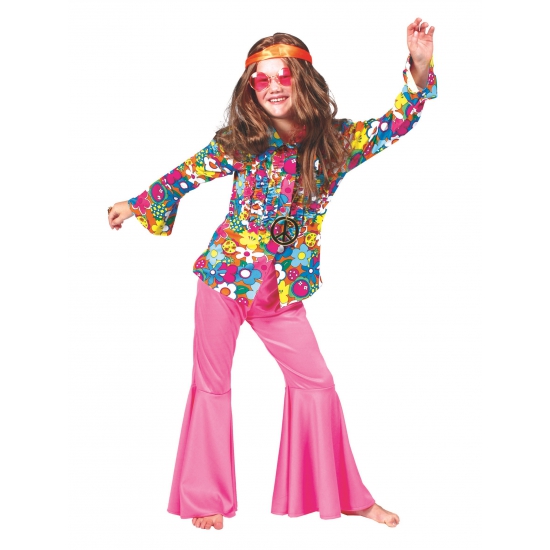 Verkleedkleding Hippie blouse voor kinderen