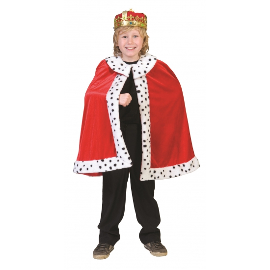 Verkleedkleding Koning cape voor kinderen