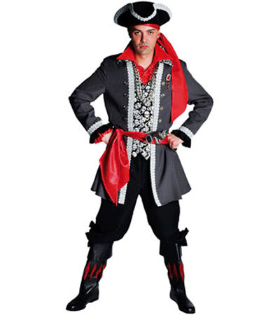 Verkleedkleding Luxe piraten kostuum voor heren