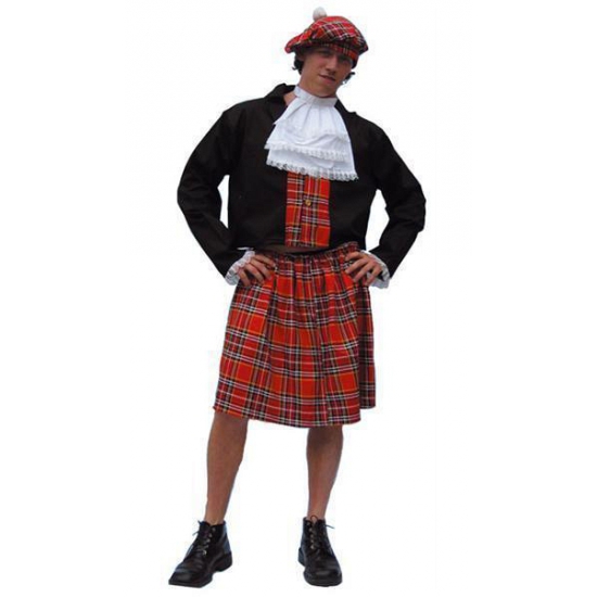 Verkleedkleding Schotse kostuum heren