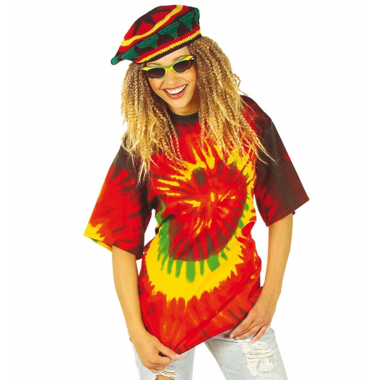 Verkleedkleding Tie-dye hippie shirt