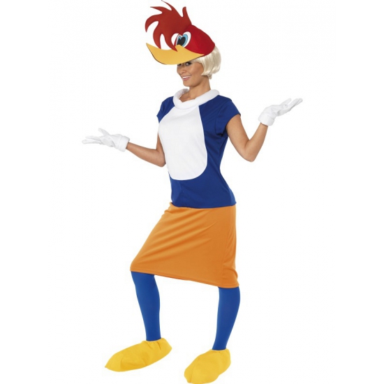 Verkleedkleding Winnie Woodpecker kostuum volwassen